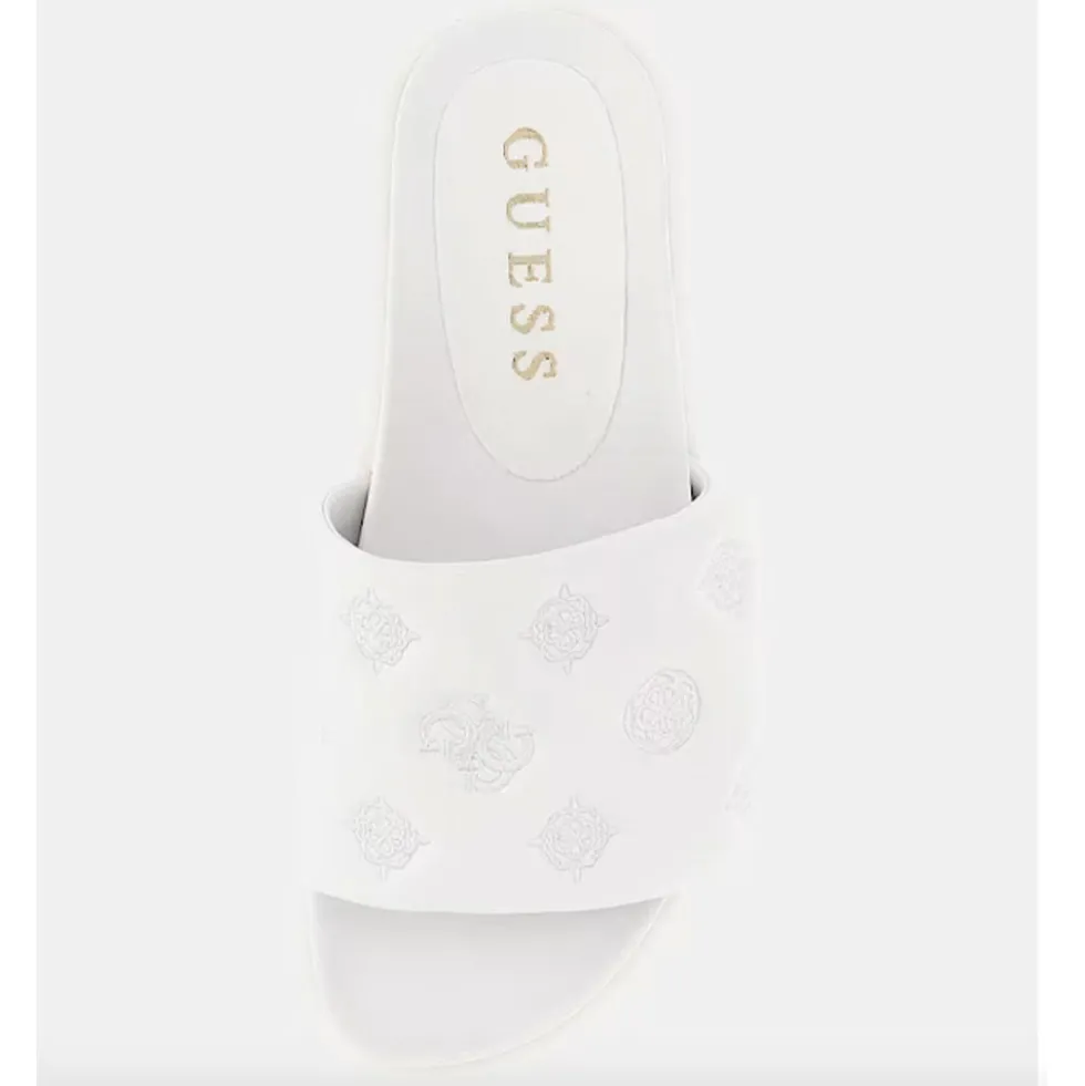 Ciabatte Donna GUESS Linea Fabio Colore White