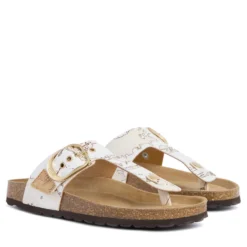 Ciabatte Donna Infradito 1A Classe Alviero Martini linea White Geo Mix 1512