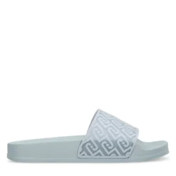 Ciabatte Donna LIU JO Kos 21 stampa Monogram in Gomma Azzurra