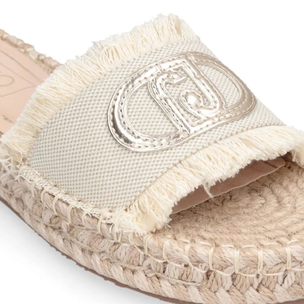 Ciabatte Donna Modello Espradillas LIU JO Paros 02 in Canvas Bianco