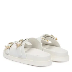 Ciabatte Doppia Fascia PATRIZIA PEPE Girl linea Fly Birkilux in Pelle Nera