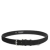 Cintura Uomo in Camoscio Nero 3,5cm - Made in Italy