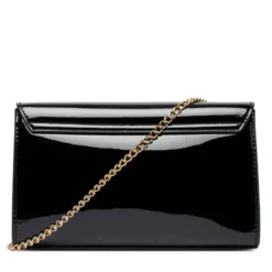 Clutch con Tracolla LOVE MOSCHINO in Vernice Nera