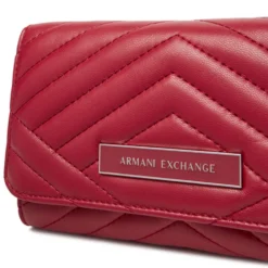 Clutch Donna con Tracolla in Catena ARMANI EXCHANGE colore Red Dahlia