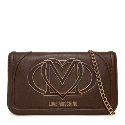 Clutch Donna con Tracolla LOVE MOSCHINO Testa di Moro con Maxi Logo