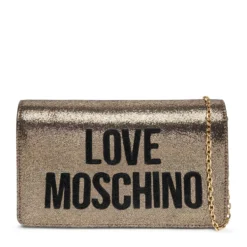 Clutch Donna con Tracolla LOVE MOSCHINO linea Smart Daily Soft Oro