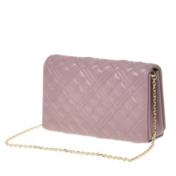 Clutch Donna con Tracolla LOVE MOSCHINO linea Smart Daily Quilted Rosa