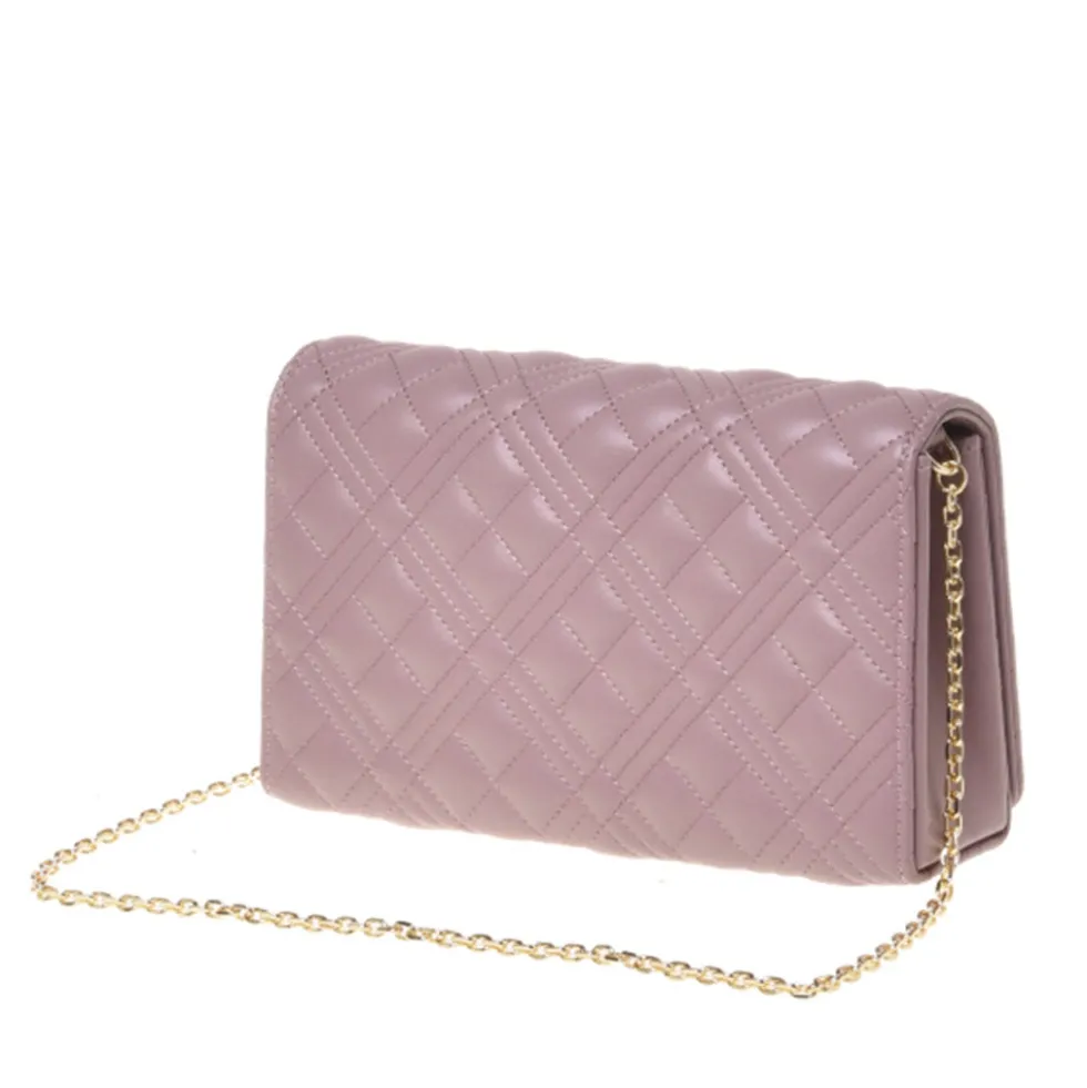Clutch Donna con Tracolla LOVE MOSCHINO linea Smart Daily Quilted Rosa