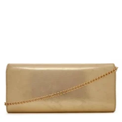 Clutch Donna con Tracolla LOVE MOSCHINO effetto Metallizzato Oro