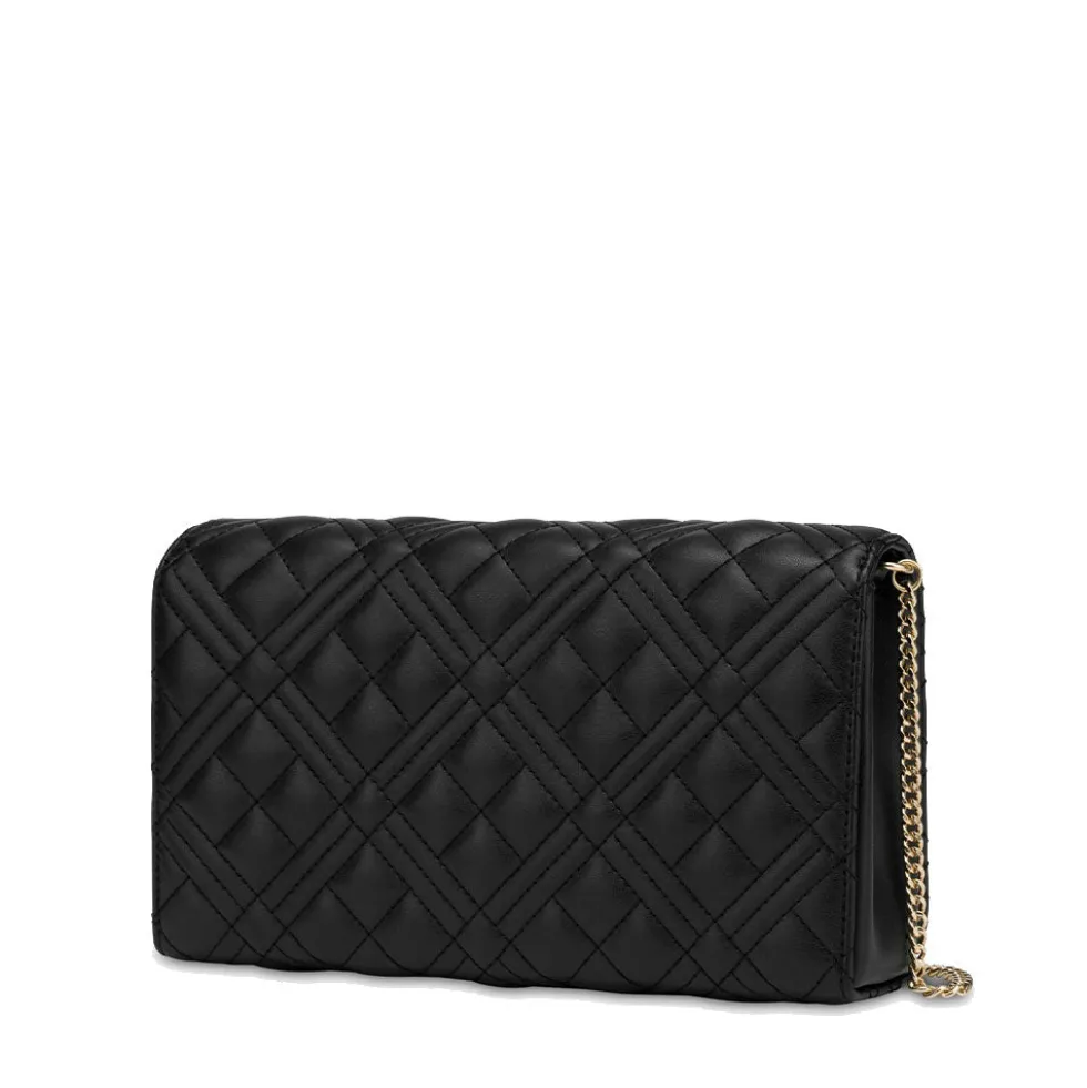 Clutch Donna con Tracolla LOVE MOSCHINO linea Smart Daily Quilted Nero