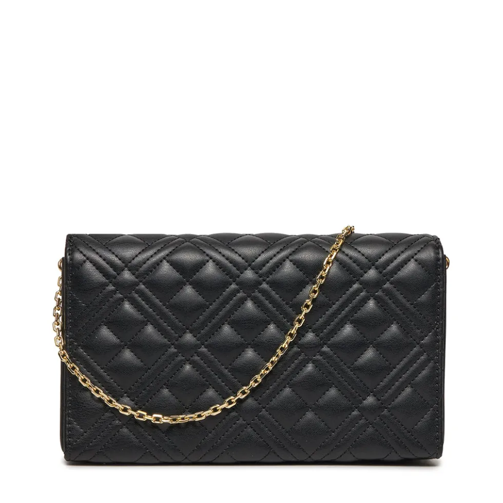 Clutch Donna con Tracolla LOVE MOSCHINO linea Smart Daily Quilted Nero