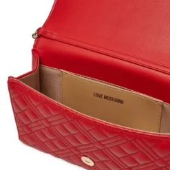 Clutch Donna con Tracolla LOVE MOSCHINO linea Smart Daily Quilted Rosso