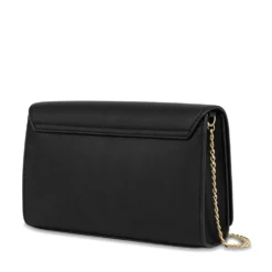 Clutch Donna con Tracolla LOVE MOSCHINO linea Smart Daily Bag Lettering Logo Nero