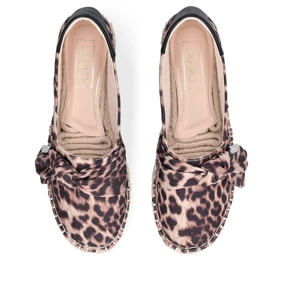 Espadrillas Donna con Fiocco LIU JO Capri 03 in Tessuto stampa Animalier
