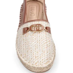 Espadrillas Donna LIU JO Capri 04 in Ecopelle e Rafia color Cuoio