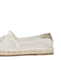 Espadrillas Donna LIU JO Capri 01 in Canvas Beige con Maxi Logo
