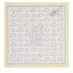 Foulard Donna 120 x 120 cm LIU JO in Tessuto Stampato Giallo