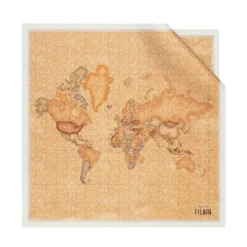 Foulard 70 x 70 cm 1A Classe Alviero Martini in Seta stampa Geo Classic e Bianco 3270