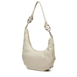 Hobo Bag Asimmetrica LOVE MOSCHINO linea Jewel Avorio