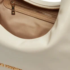 Hobo Bag Asimmetrica LOVE MOSCHINO linea Jewel Avorio