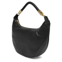 Hobo Bag Donna LOVE MOSCHINO in Ecopelle Nera