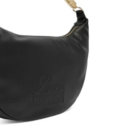 Hobo Bag Donna LOVE MOSCHINO in Ecopelle Nera