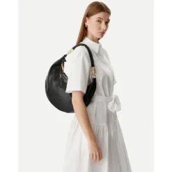 Hobo Bag Donna LOVE MOSCHINO in Ecopelle Nera