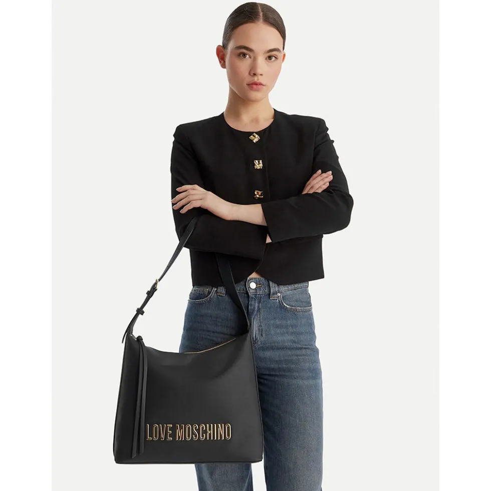 Hobo Bag Donna LOVE MOSCHINO linea Bold Bag Nero