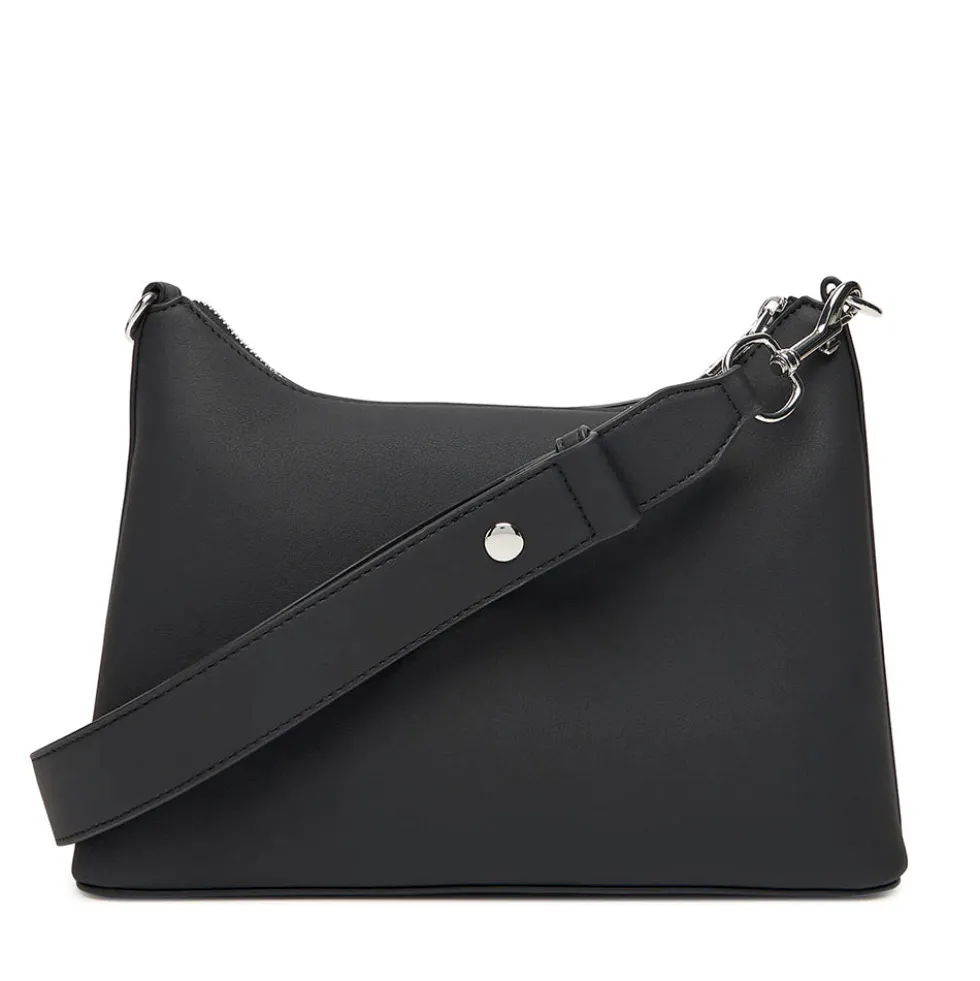 Hobo Bag Donna LOVE MOSCHINO linea Bold Bag colore Nero e Nikel