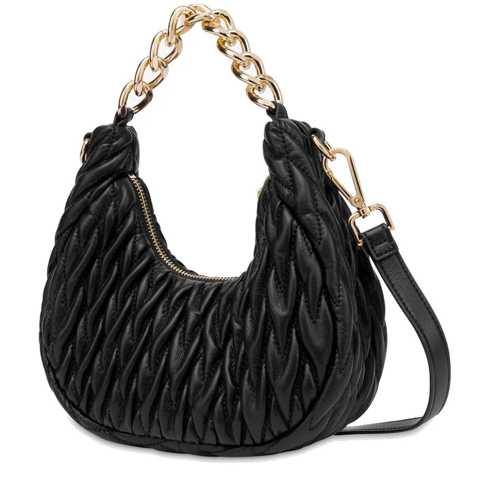 Hobo Bag Donna LOVE MOSCHINO Trapuntata Nera