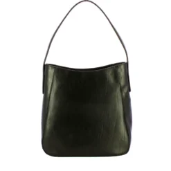 Hobo Bag Donna THE BRIDGE linea Maddalena in Pelle Nera