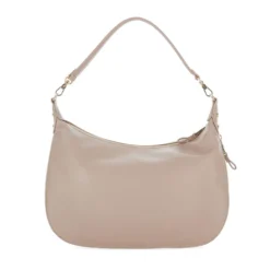 Hobo Bag Large con Tracolla LIU JO color Mocha con Logo Laserato Monogram