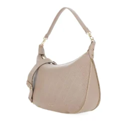Hobo Bag Large con Tracolla LIU JO color Mocha con Logo Laserato Monogram