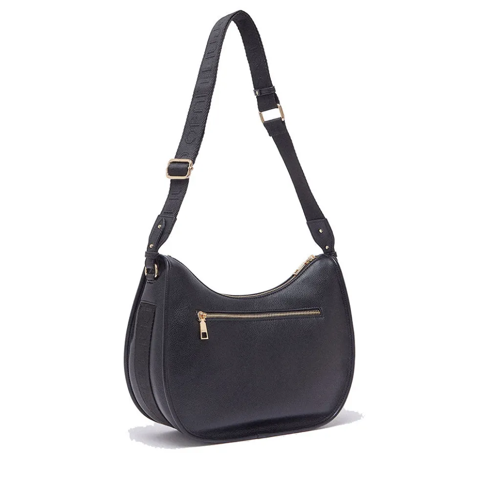 Hobo Bag Media Donna LIU JO Better stampa Bottalata Nera