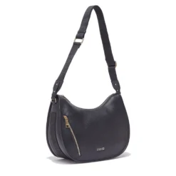 Hobo Bag Media Donna LIU JO Better stampa Bottalata Nera