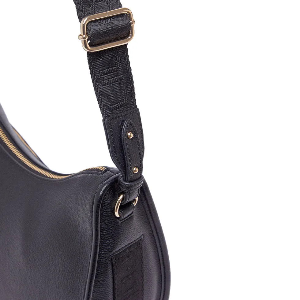 Hobo Bag Media Donna LIU JO Better stampa Bottalata Nera