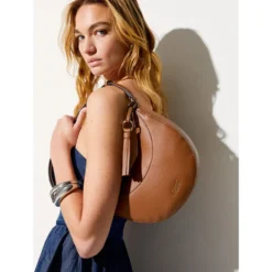 Hobo Bag Media Donna LIU JO stampa Bottalata color Fango con Charm