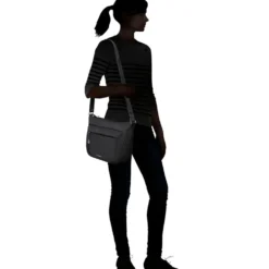Hobo Bag Media Donna SAMSONITE linea Move 5.0 in Nylon Nero