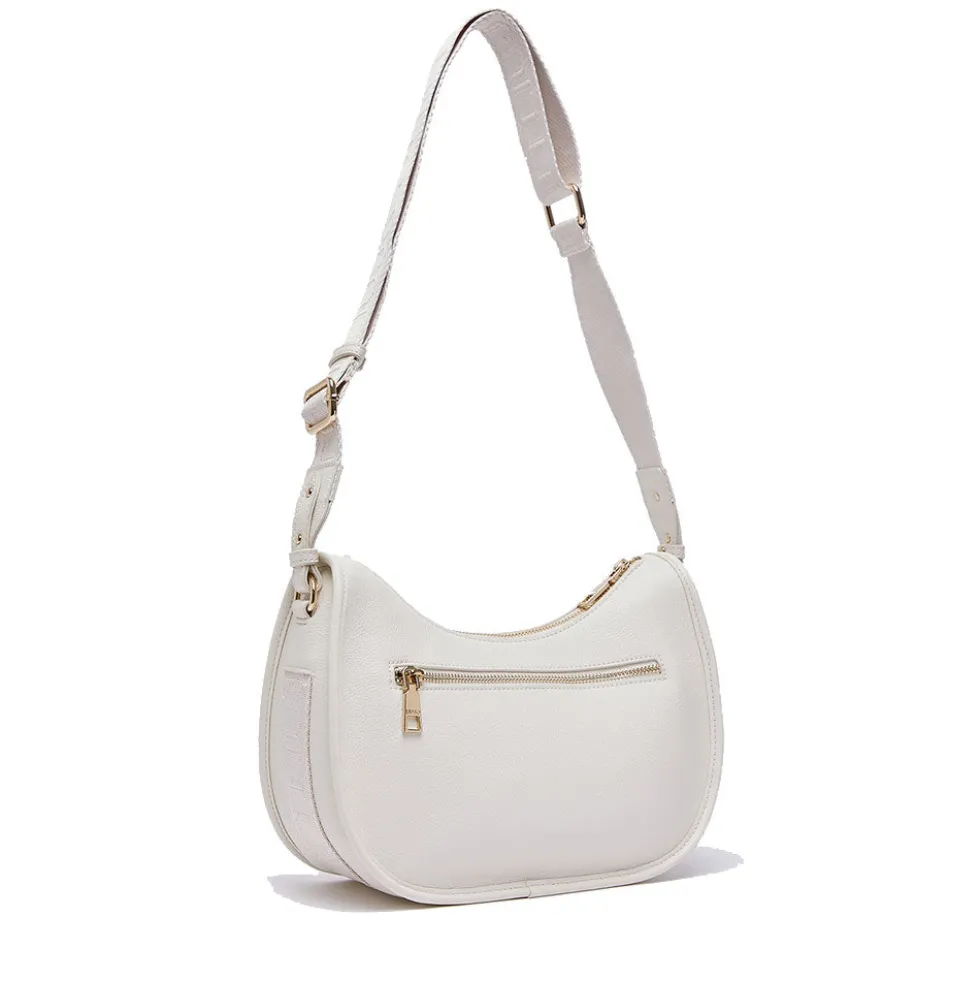 Hobo Bag Small Donna LIU JO Better stampa Bottalata color Crema