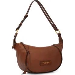 Hobo Bag Small Donna THE BRIDGE linea Domitilla in Pelle Marrone