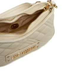 Hobo Bag Trapuntata LOVE MOSCHINO linea Quilted Avorio