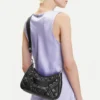 Hobo Bag Trapuntata LOVE MOSCHINO linea Quilted colore Nero e Nikel