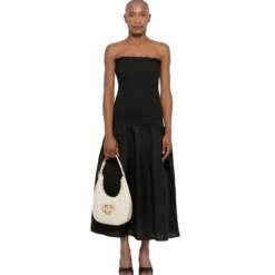 Hobo Bag Trapuntata LOVE MOSCHINO linea Embossed Avorio