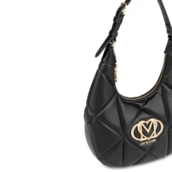 Hobo Bag Trapuntata LOVE MOSCHINO linea Embossed Nera