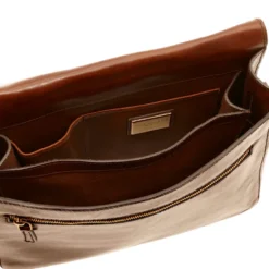 Messenger Uomo THE BRIDGE in Pelle Marrone linea Story