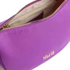 Mezzaluna Piccola a Tracolla 1A Classe Alviero Martini linea Breeze Nylon Viola GZ67