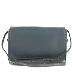Mini Bag a Tracolla THE BRIDGE linea Lucrezia in Pelle color Ceruleo
