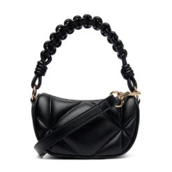 Mini Bag Donna a Mano LOVE MOSCHINO linea Embossed Trapuntata Nera