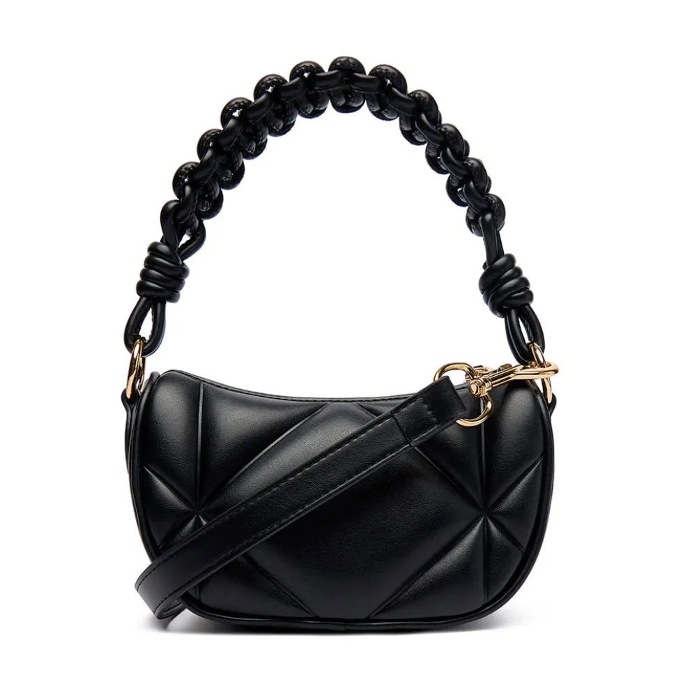 Mini Bag Donna a Mano LOVE MOSCHINO linea Embossed Trapuntata Nera
