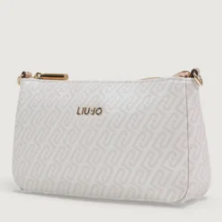 Mini Bag Donna LIU JO stampa Monogram Bianco